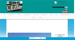 Desktop Screenshot of lanubefm.com.ar